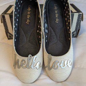 Loly in the Sky Hello Love Flats - Brand New